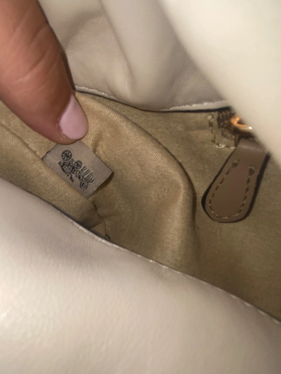 bolsa mala Coach Faye Shoulder beige crème lindissima sans défauts – photo 11